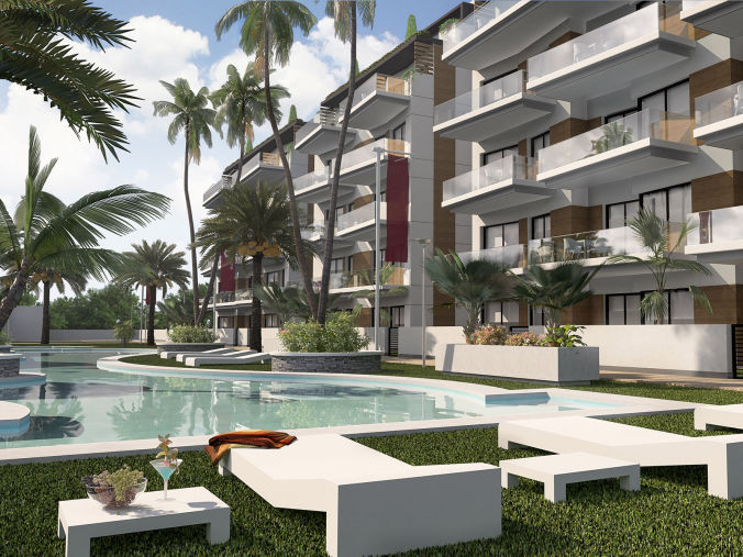 This is a lovely residential located in Guardamar del Segura at only 2 minutes walking distance to the beach.  starting from 270.000 €