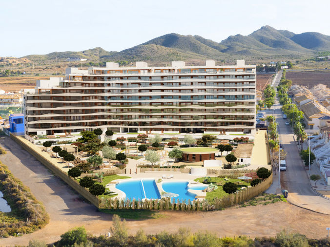 In the privileged area of "El Mar Menor", next to the protected area of Las Salinas de Marchamalo.  starting from 159.000 €